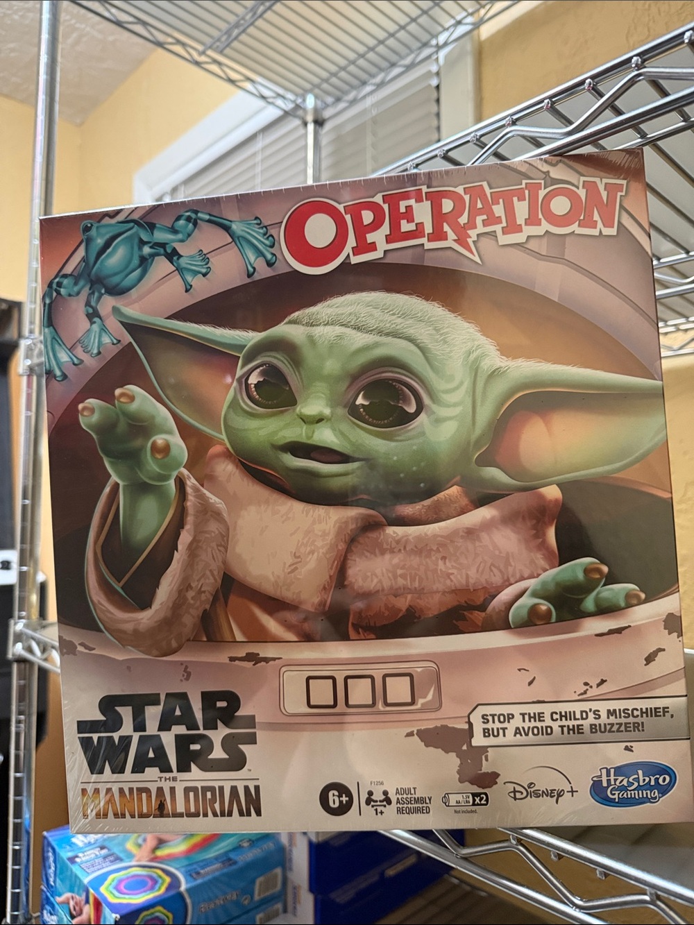Hasbro Operation The Mandalorian Grogu Green and Brown Game